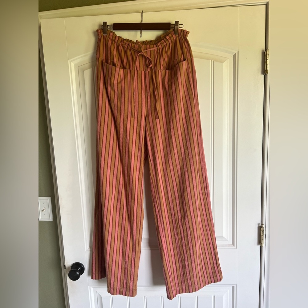 We The Free Hudson Canyon Brown Striped Pants